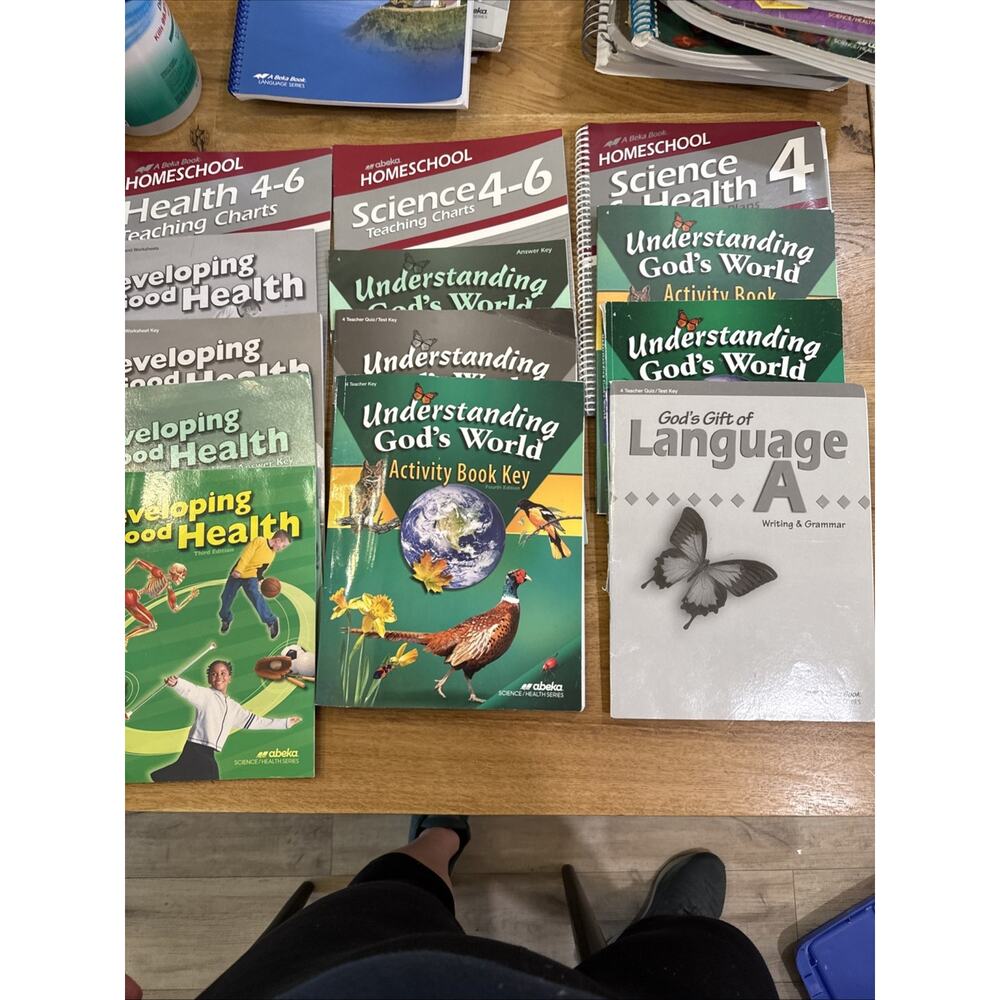 Lot Abeka Homeschool Curriculum Fourth Grade 4th Science Health Science Language - Picture 4 of 4